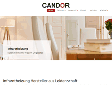 Tablet Screenshot of candor-gmbh.de